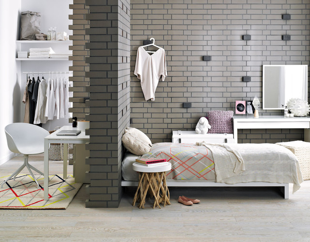  Teenage room wrapped with clinker