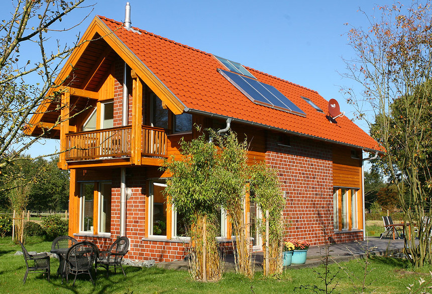 Single-family houses made of Filsum brick