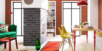 Living room: Clinker with a folk accent Living room: Clinker with a folk accent