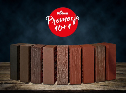 Promocja na cegły klinkierowe “10+1” Promocja na cegły klinkierowe “10+1”