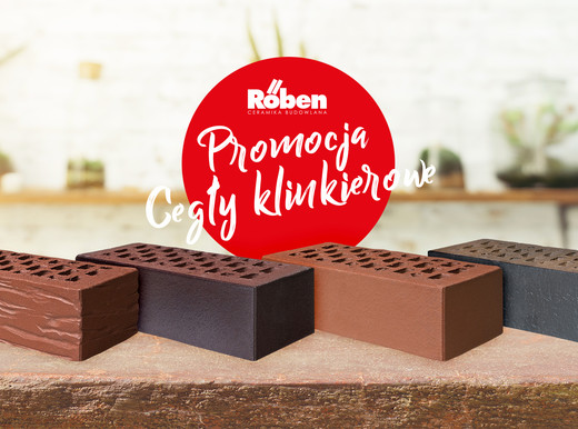Przedłużamy promocję na cegły klinkierowe Röben! Przedłużamy promocję na cegły klinkierowe Röben!