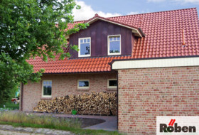 dom jednorodzinny z dachowki bornholm miedzianej angobowanej 