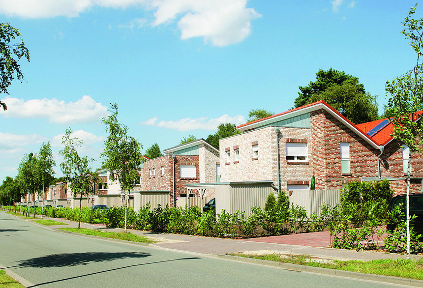 Osiedle mieszkaniowe z cegieł Dykbrand i Geestbrand sebrzystobiała