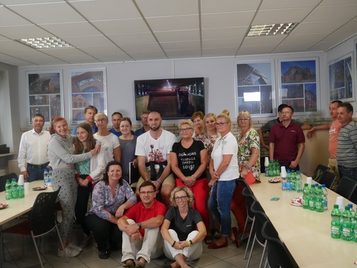 Marcin Gortat with a visit in the Röben factory
