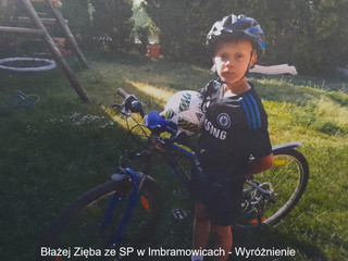 Błażej Zięba ze SP w Imbramowicach - Wyróżnienie