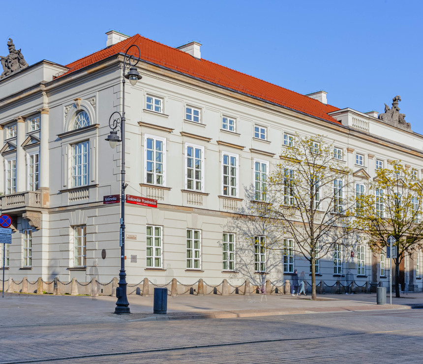 Remont dachu Pałacu Tyszkiewiczów