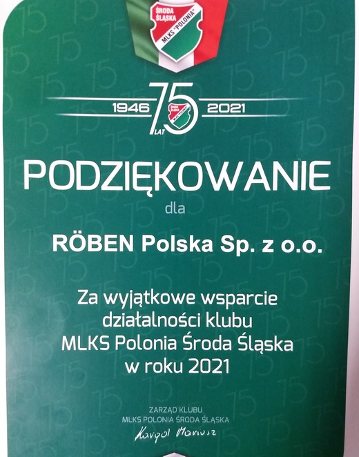 75-lecie Klubu MLKS Polonia Środa Śląska
